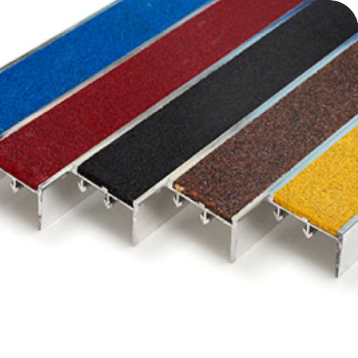 จมูกบันไดอัดด้วยแร่กากเพชร